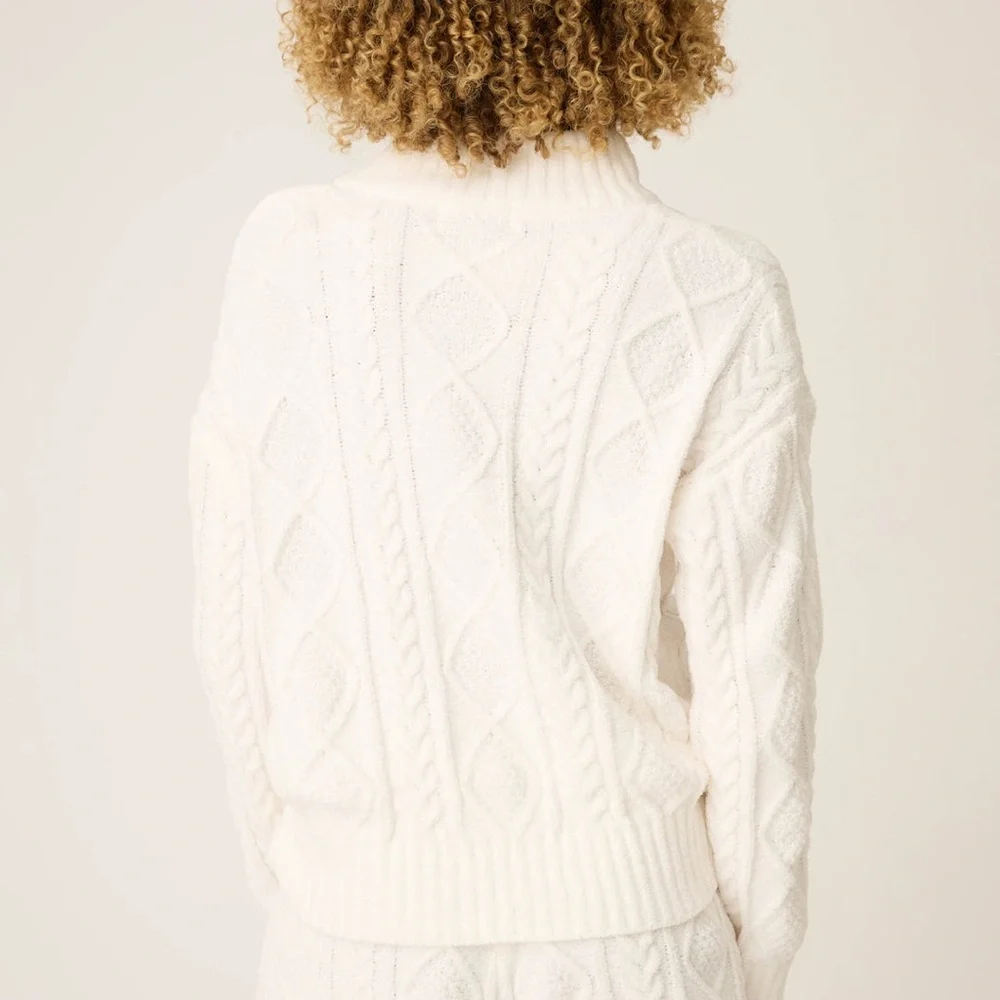 PJ salvage 1/4 zip chenille NWT - Picture 3 of 4